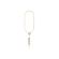 COLAR GRAVATINHA OURO HECTOR ALBERTAZZI LINEAR